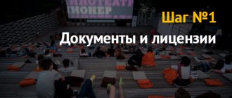 Бизнес план: кинотеатр под открытым небом