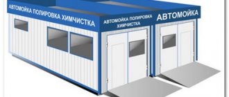быстровозводимая автомобильная мойка
