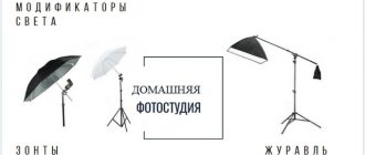 Домашняя фотостудия
