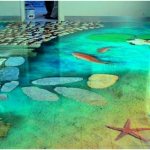 Наливные полы 3-D — фото