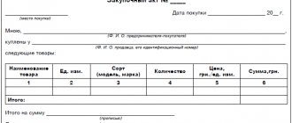 Покупка товара у физического лица юридическим лицом