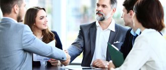 businessman shaking hands