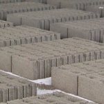 Production of cinder blocks
