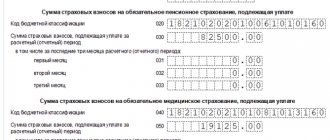 Section 1. Summary data on the obligations of the payer of insurance premiums