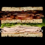 Сэндвич с индейкой и беконом