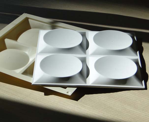 сушка домашней плитки из гипса