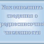 Сведения о среднесписочной численности работников: кто должен сдавать, в какие сроки, как заполнить
