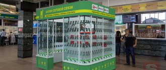 Торговый павильон телефоны сотовая связь